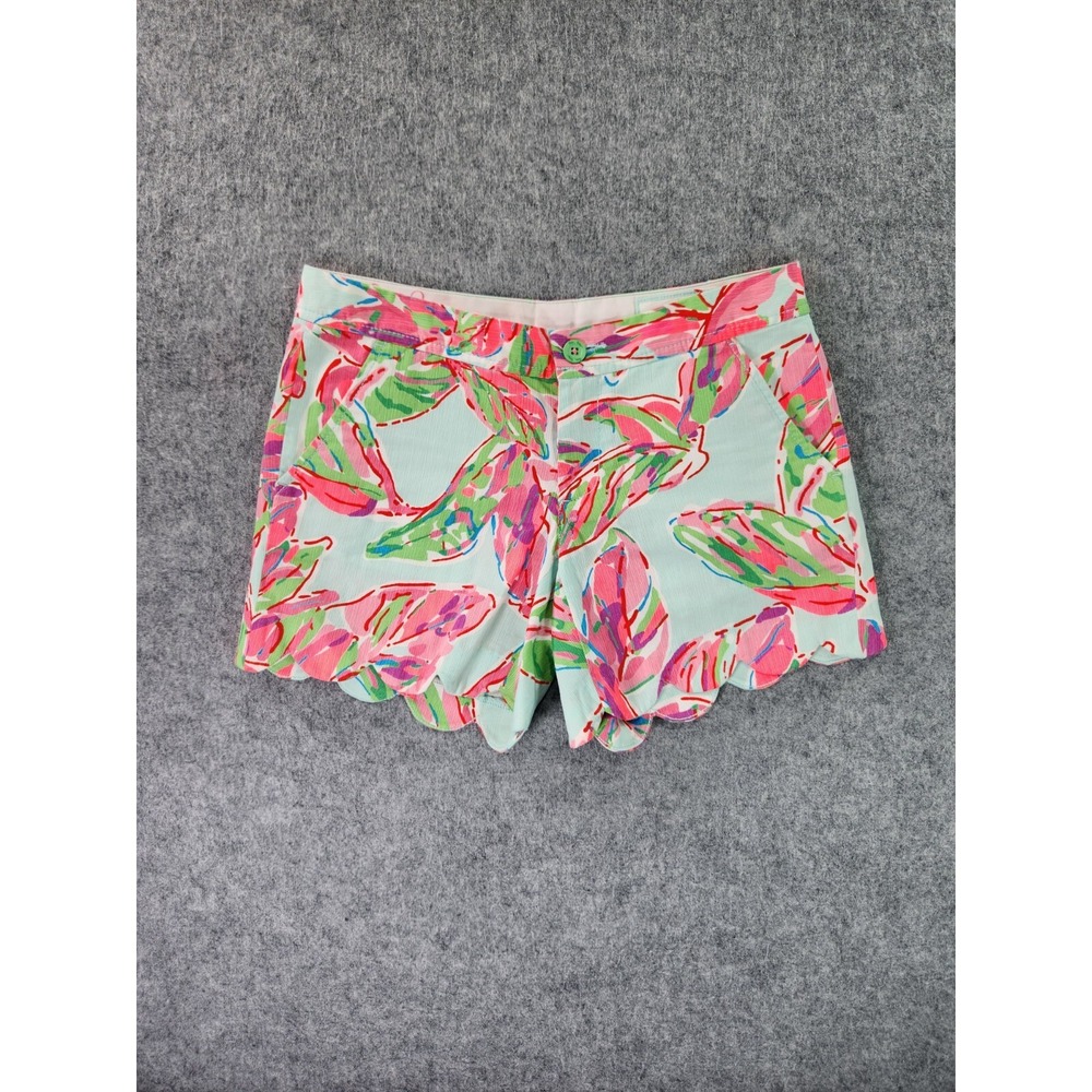 Lilly Pulitzer Shorts Womens 0 The Butter Cup‎ Floral Colorful 5" Inseam